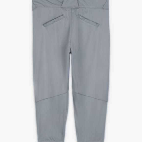 New Nike Vapor Baseball Pants Grey BQ6432-052 Gray Men's - Picture 4 of 4